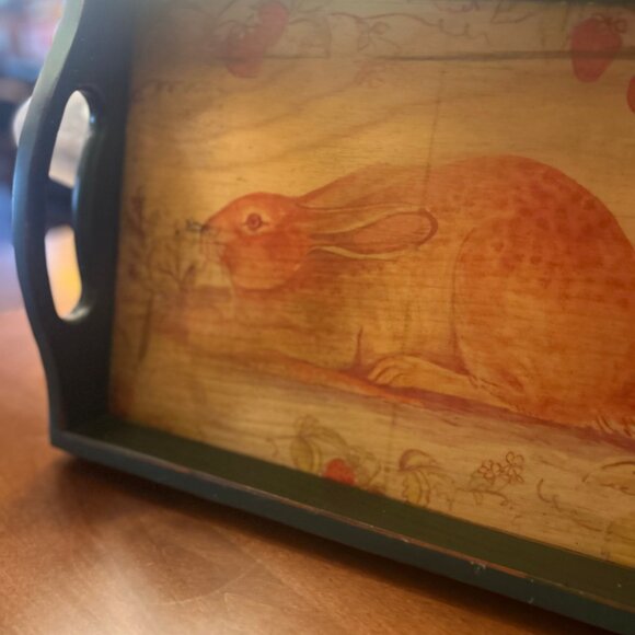 Vintage Rabbit Serving Tray - Picture 2 of 8